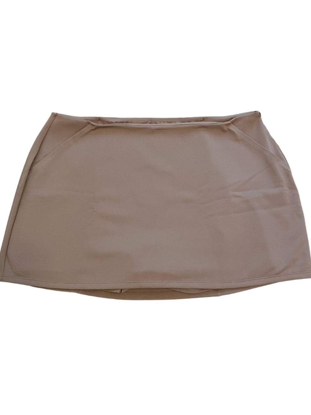 Girlfriend Collective tan midi skirt skort shorts Women XXXL  #4094-WS-XXXL